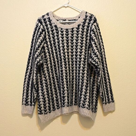 LOGO LORI GOLDSTEIN PLAID SWEATER 1X - Picture 1 of 9